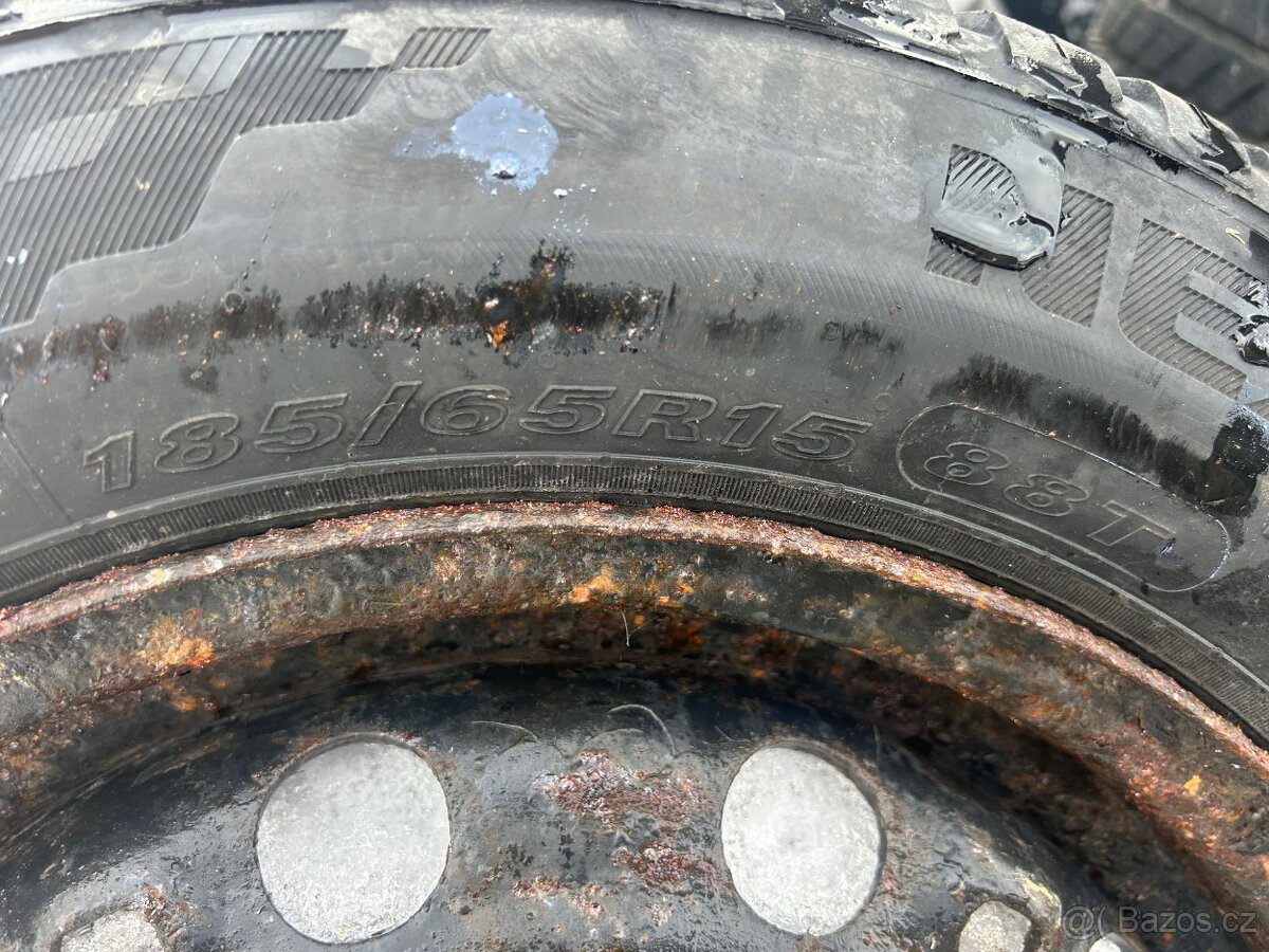 5x100 185/65R R14 zimní - 3