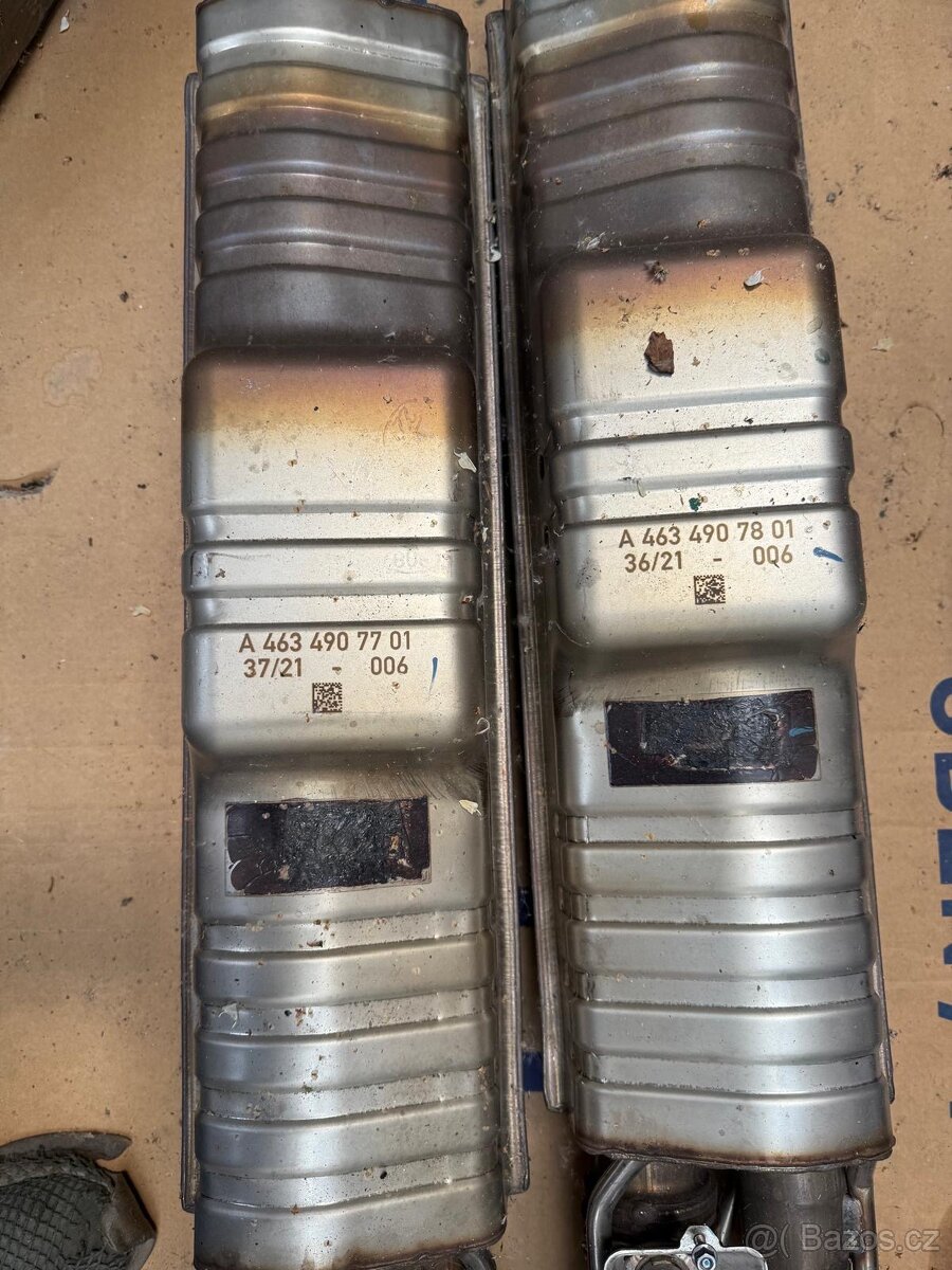 Výfuky originál AMG 63 W 463 G-klasse - 3