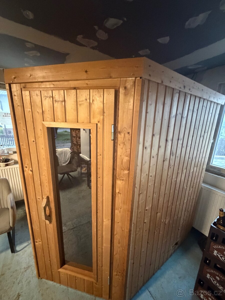 Finská sauna+kamna 6,6 kw - 3