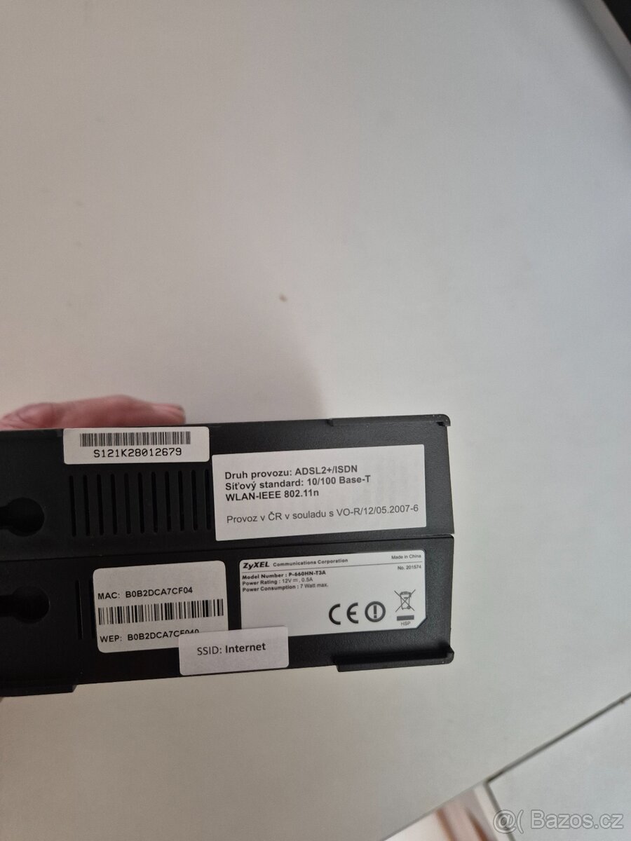 ADSL modem Zyxel Prestige P-660HN-T3A - 3