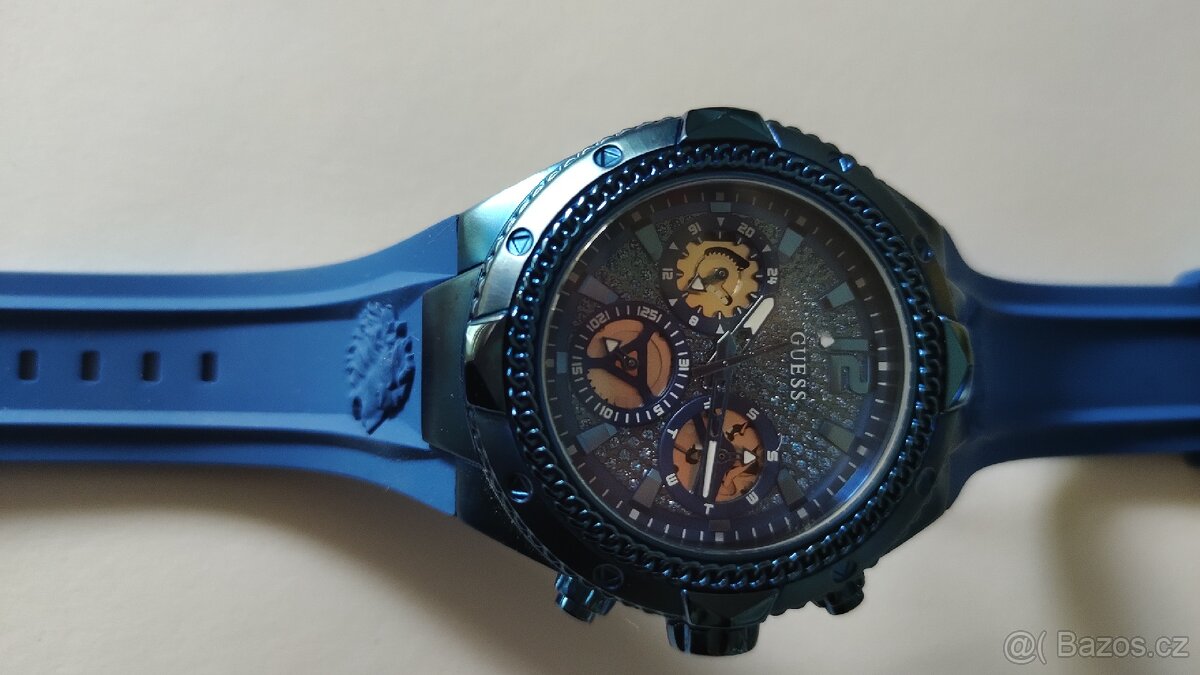 Guess MANE hodinky modré - 3