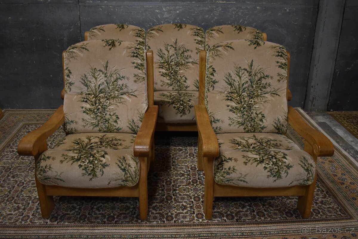 Sedací souprava látková 3+1+1 - 3