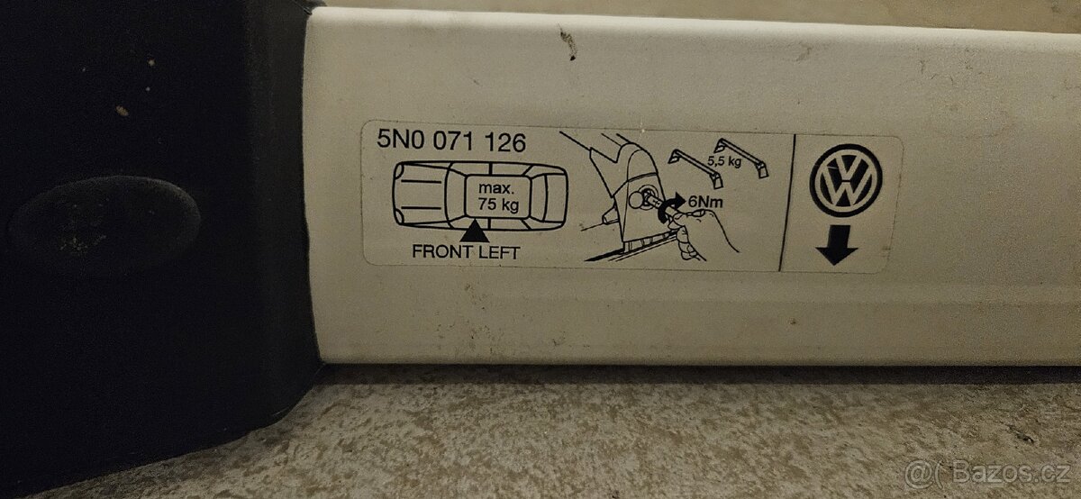 VW Tiguan Střešní nosiče - original - 3