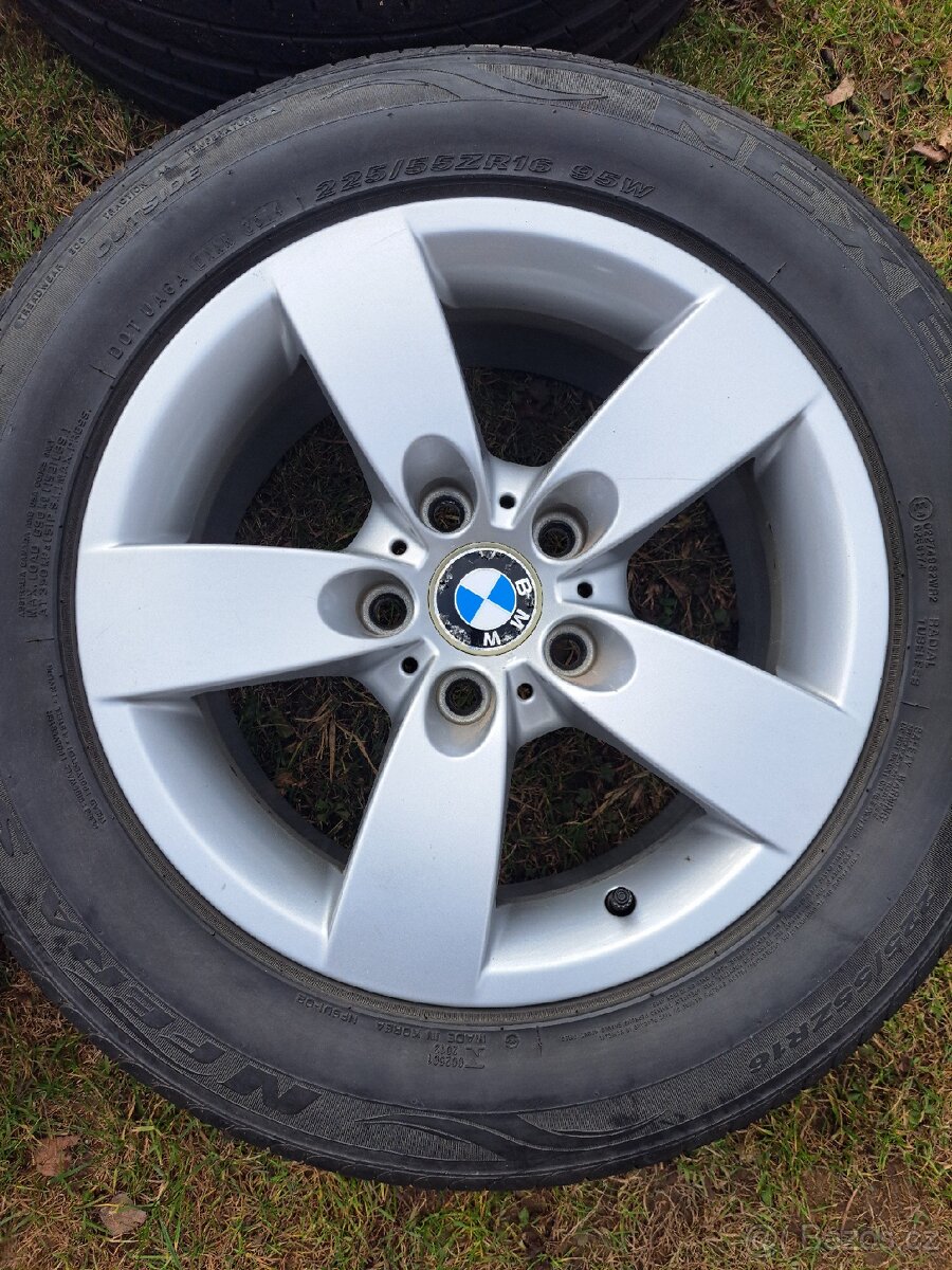 Originál disky BMW (+ letní pneu 225/55 R16) 5x120 - 3
