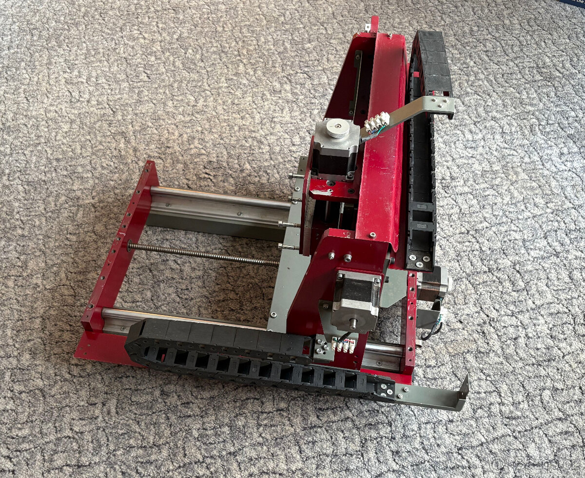 Torzo 3-osého CNC obráběcího stroje včetně motorů - 3