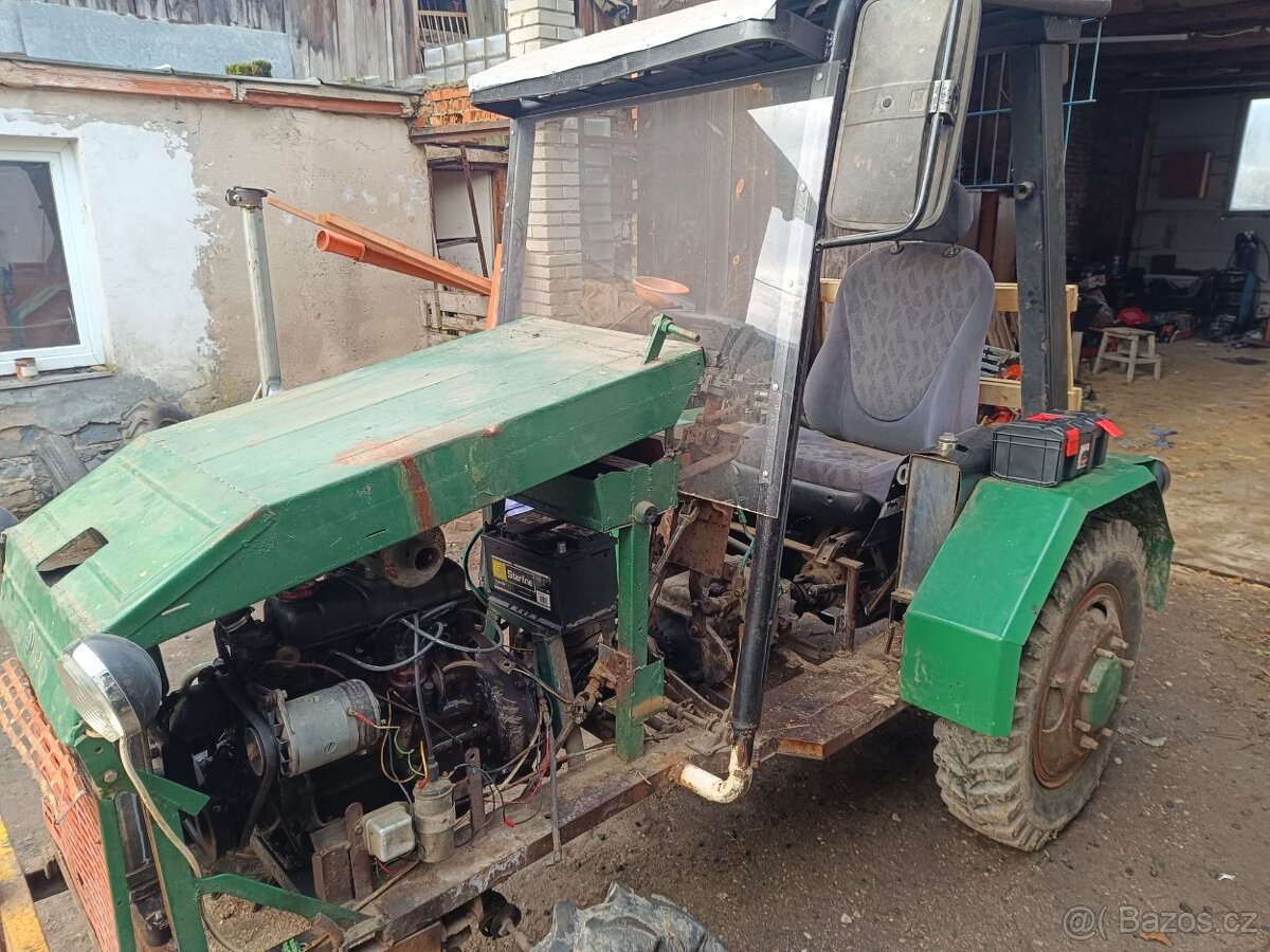Malotraktor domácí vyroby - 3