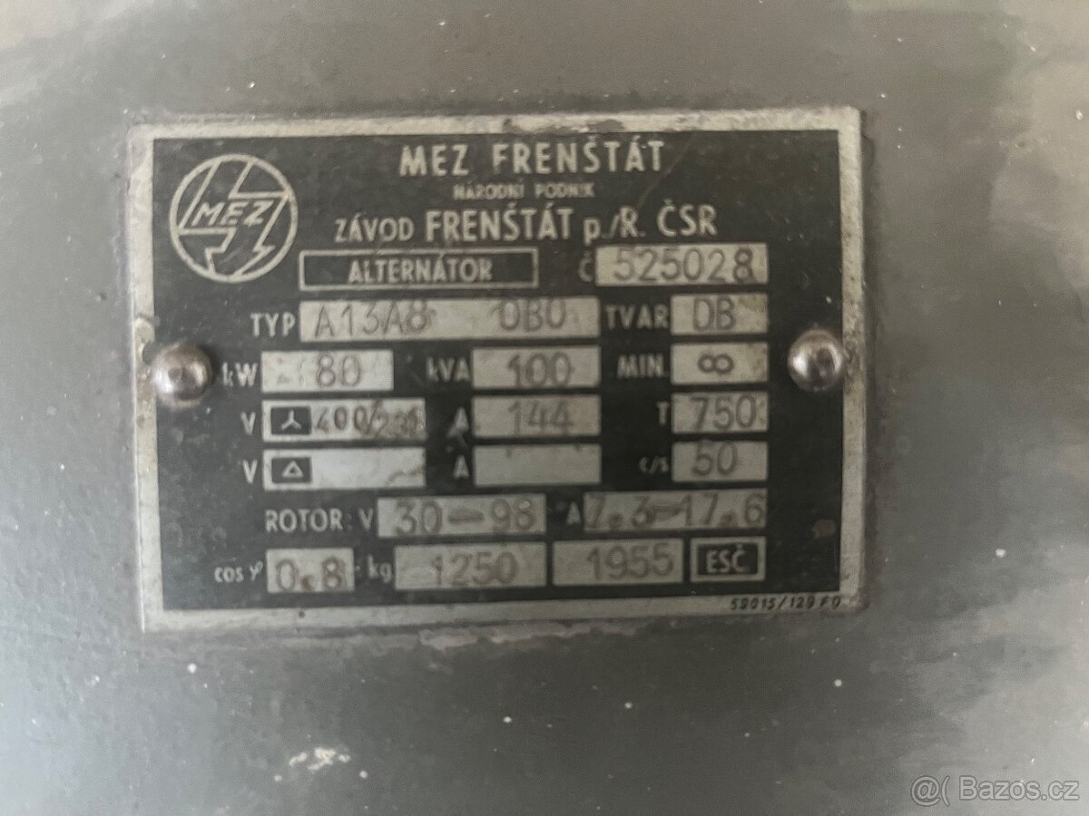 Generátor Škoda - 3