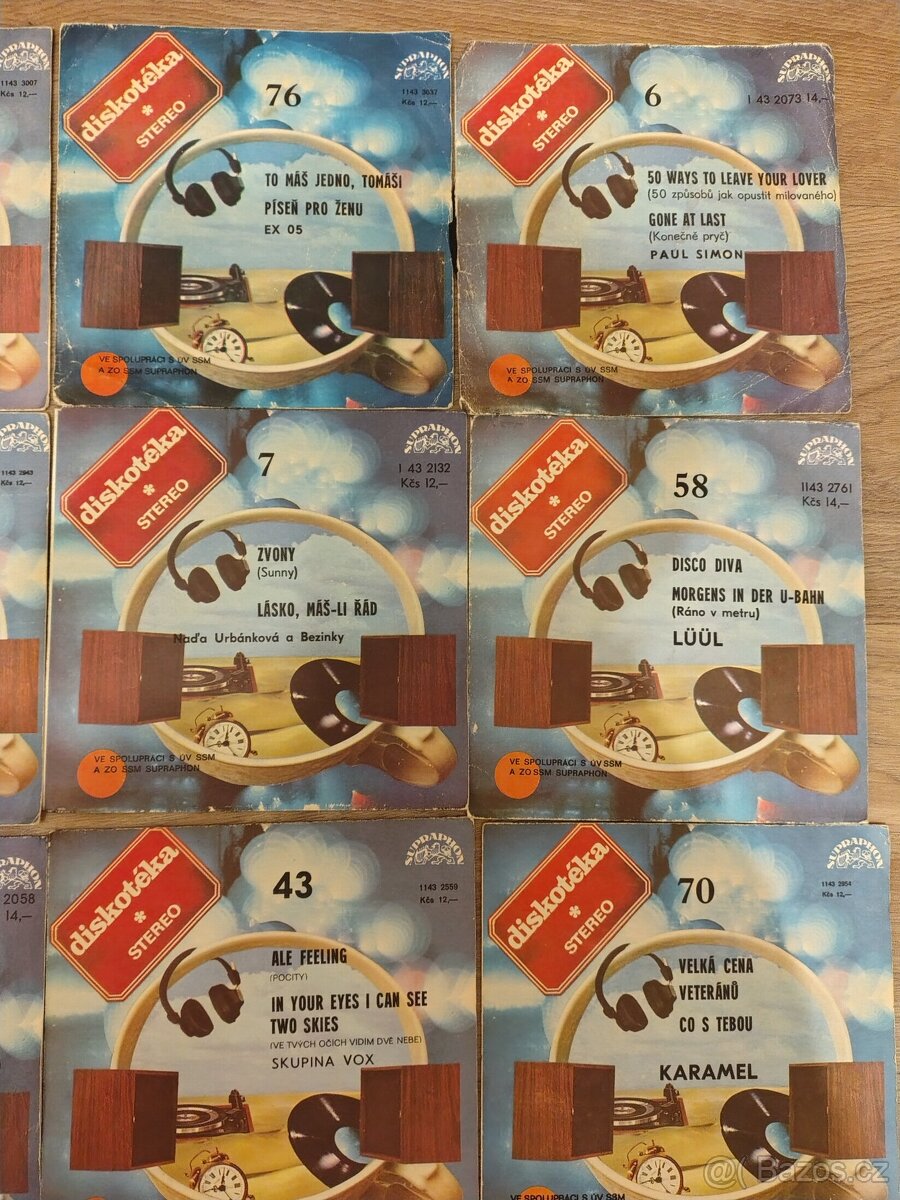 Edice Diskotéka - 15 SP desek, 20 Kč/kus - 3