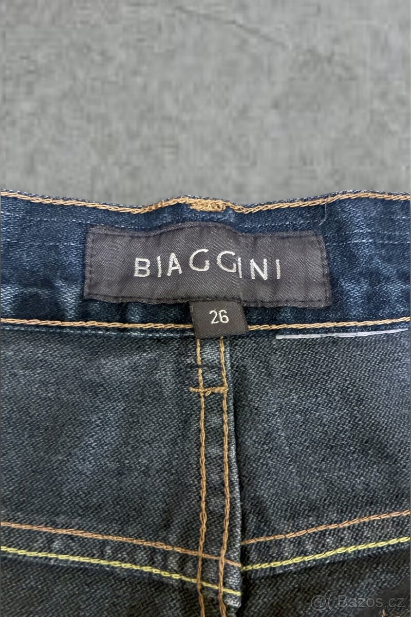 Tmavě modré baggy džíny Biagginy - 3