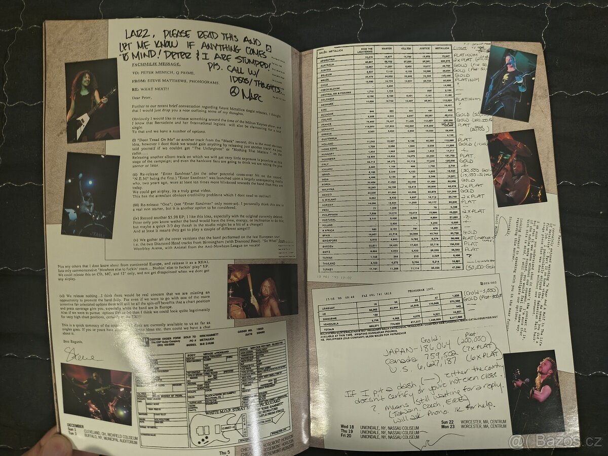Booklet Metallica Live Shit 68 stran - 3