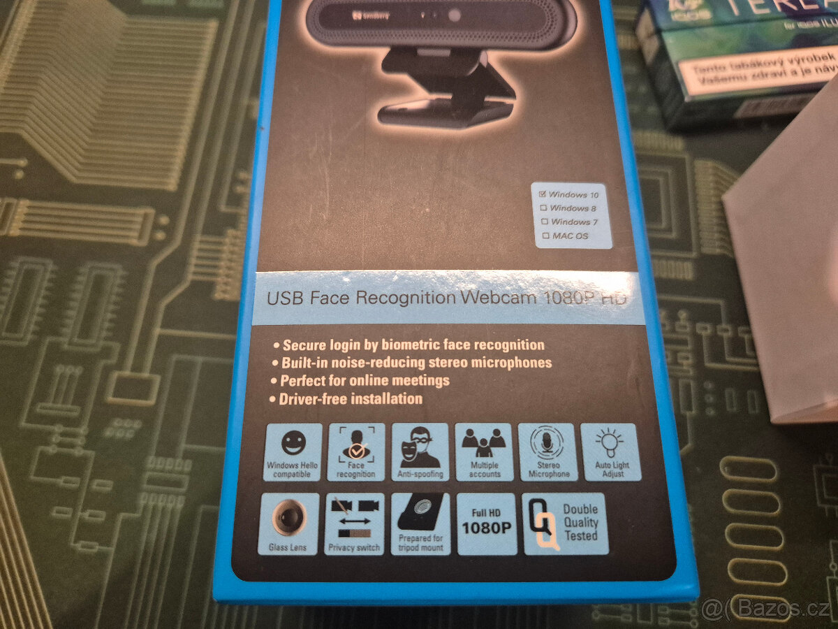 Webkamera Sandberg s funkcní Windows Hello (FaceID) - 3