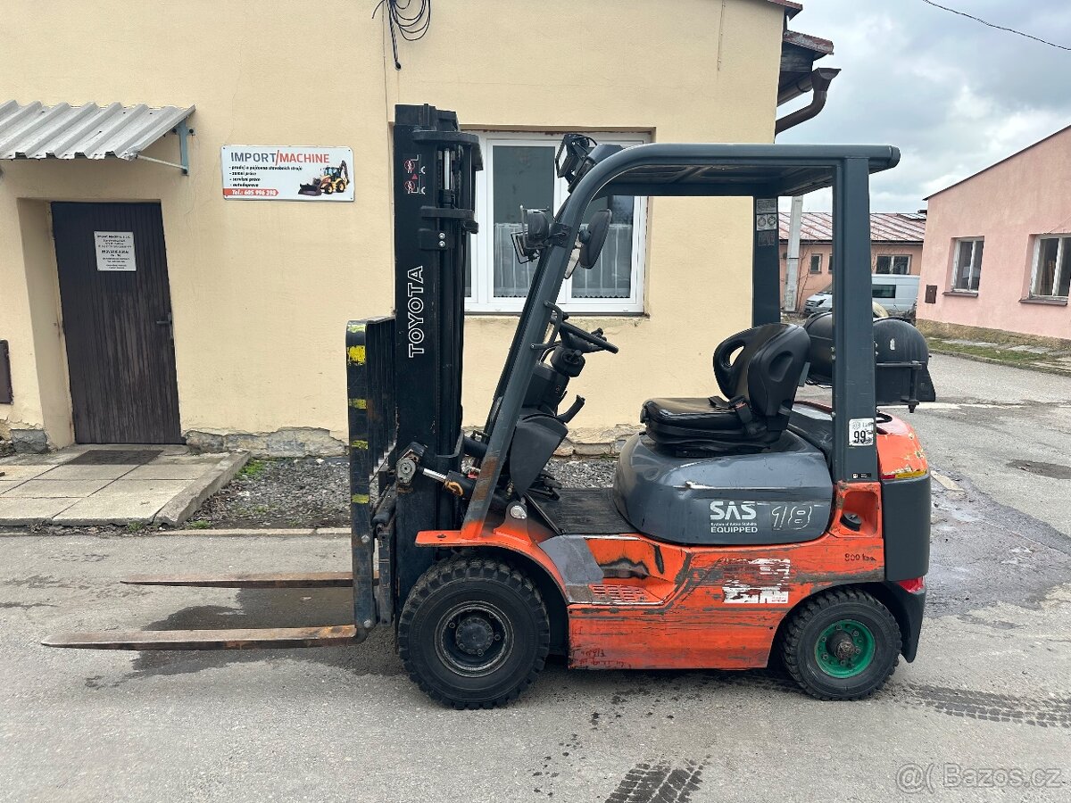 TOYOTA 02-7FDF18 vysokozdvižný vozík,boční posuv - 3