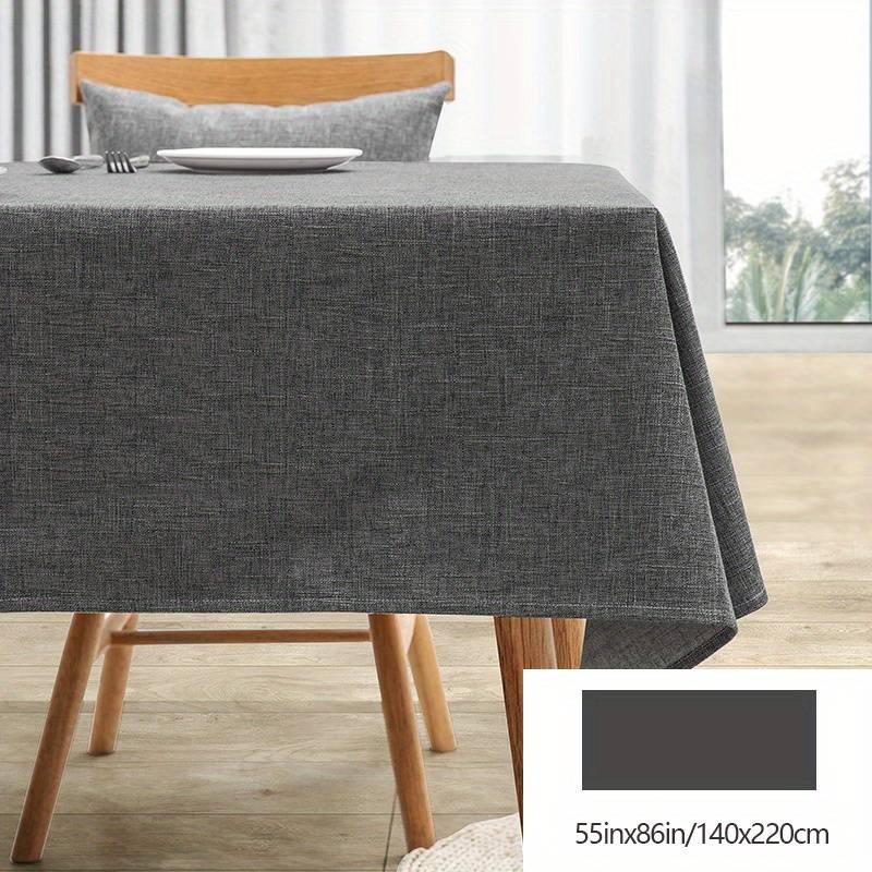 Voděodolný lněný ubrus 140 x 220 cm - 3