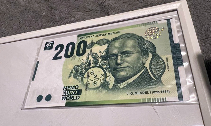 PAMĚTNÍ EUROBANKOVKA GREGOR MENDEL - 3