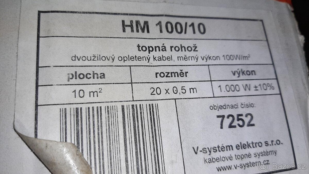 Topné rohože V - Systém - 3