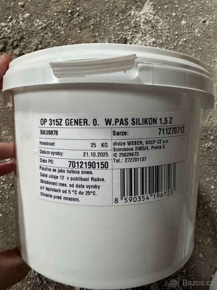 Fasádní vzorky Baumit a Weber - 3