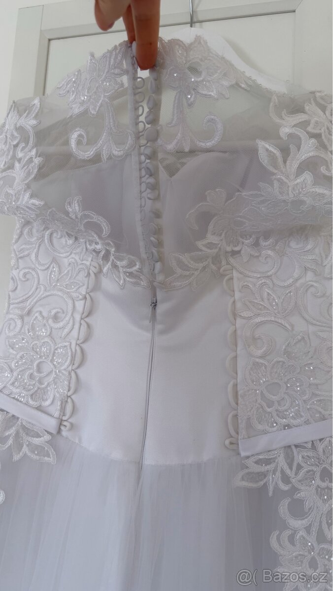 Svatební šaty nové S/M - 3