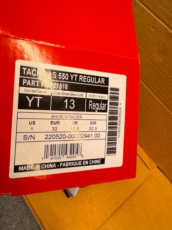 DĚTSKÉ BRUSLE CCM AS 550, VEL. 32/13 - 3