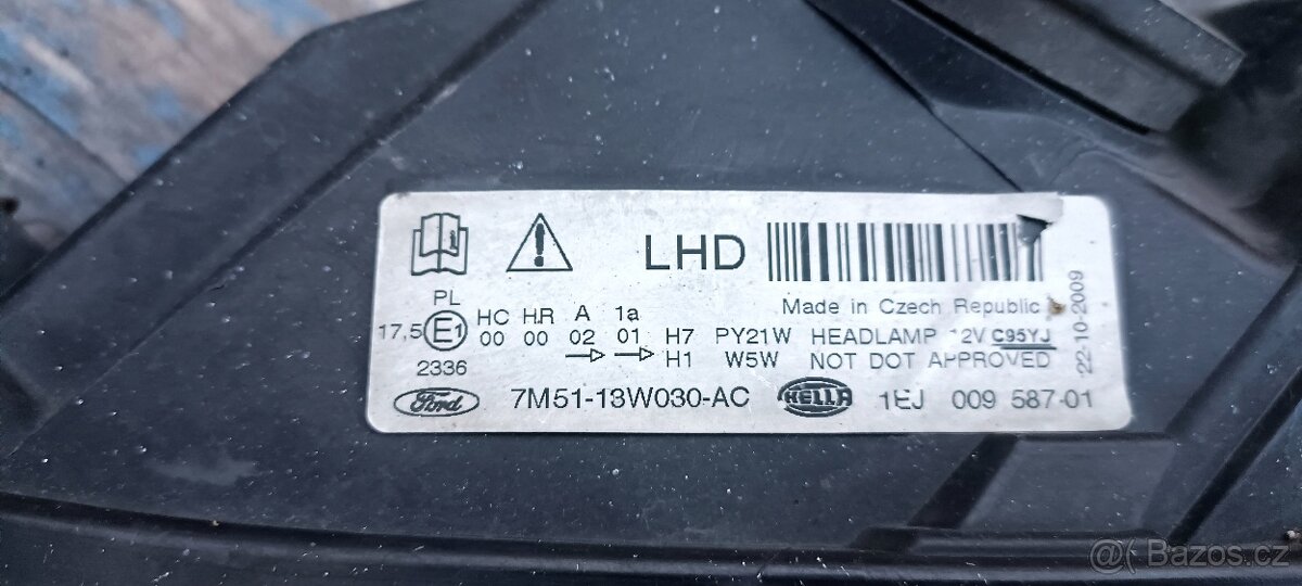 Světlomet levý Ford C-Max Mk2 - 3