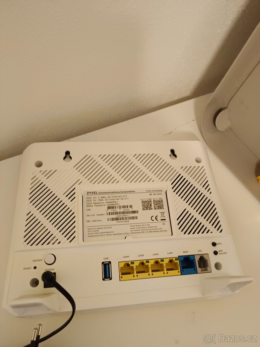 Modem/Router ZyXEL O2 gateway 5G Wifi - 3