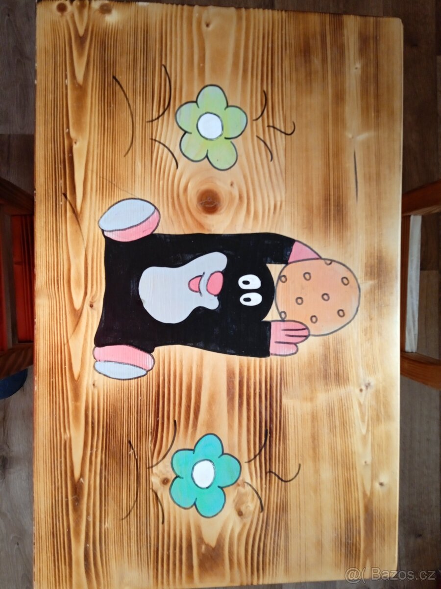 Stůl + 2 židle Krteček - 3