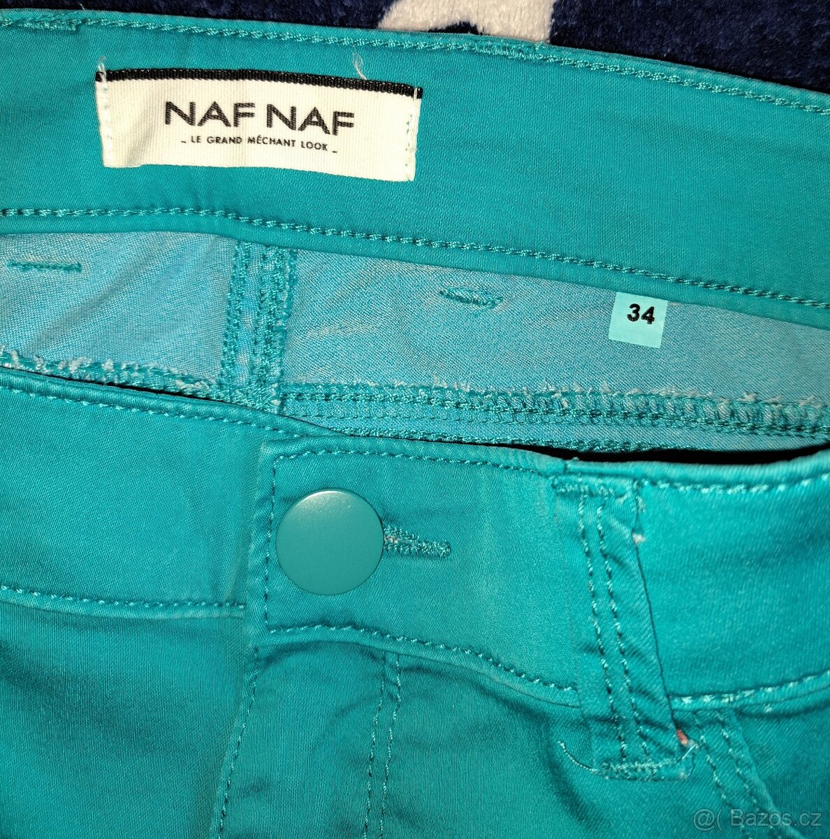 Dámské skinny džíny tyrkysové vel. 34 NAF NAF - 3