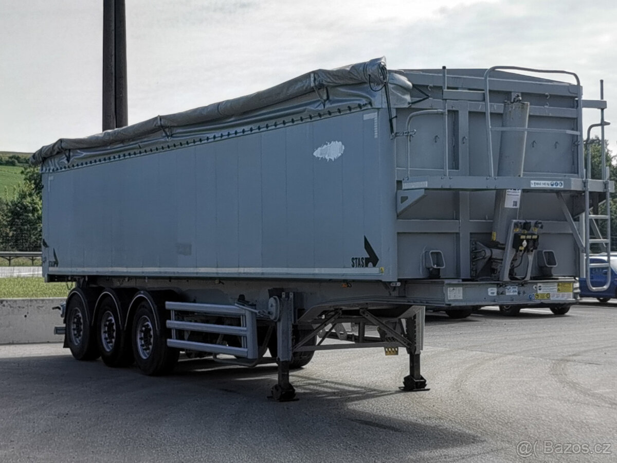 Prodám sklápečkový návěs STAS S300CX 50m3 - 3