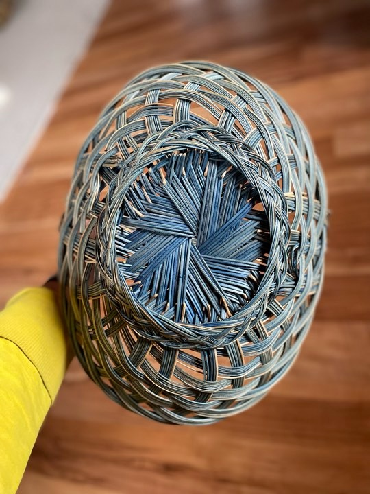 Proutěný koš na sušené/čerstvé květiny/bylinky - 3