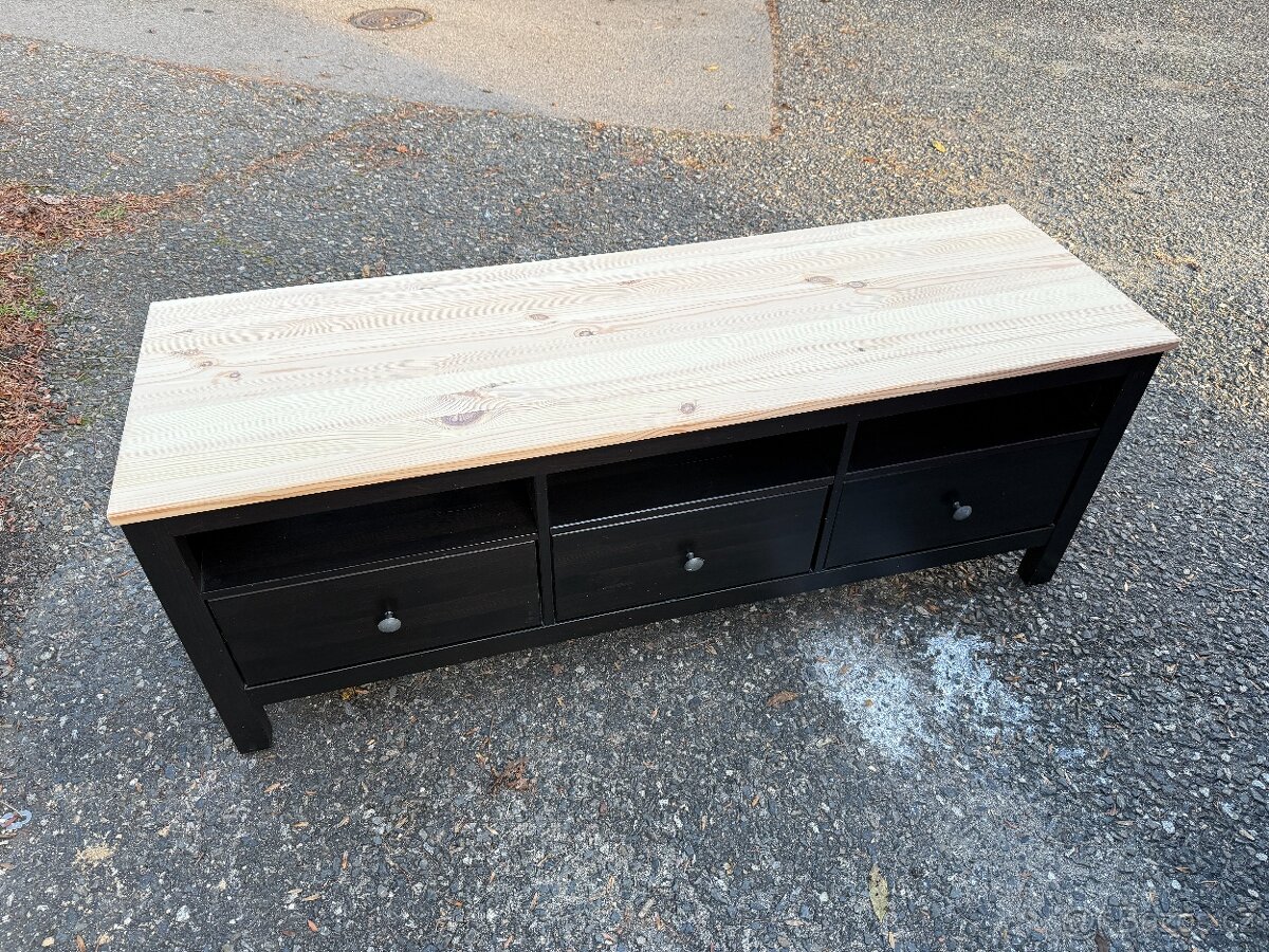 IKEA Hemnes TV stolek - černohnědý - 3