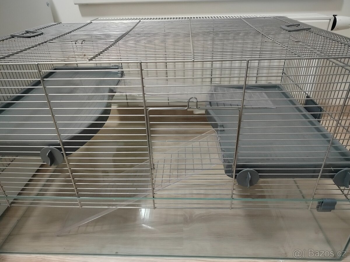 Klec pro hlodavce ZOLUX Panas Colour 80 se skleněným dnem - 3