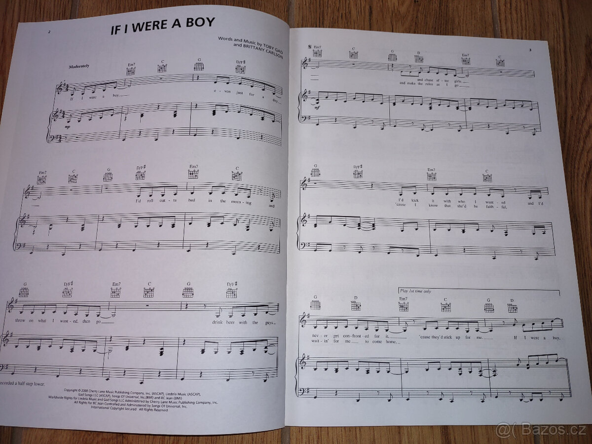 BEYONCE - I AM - noty klavír/zpěv/kytara - 3