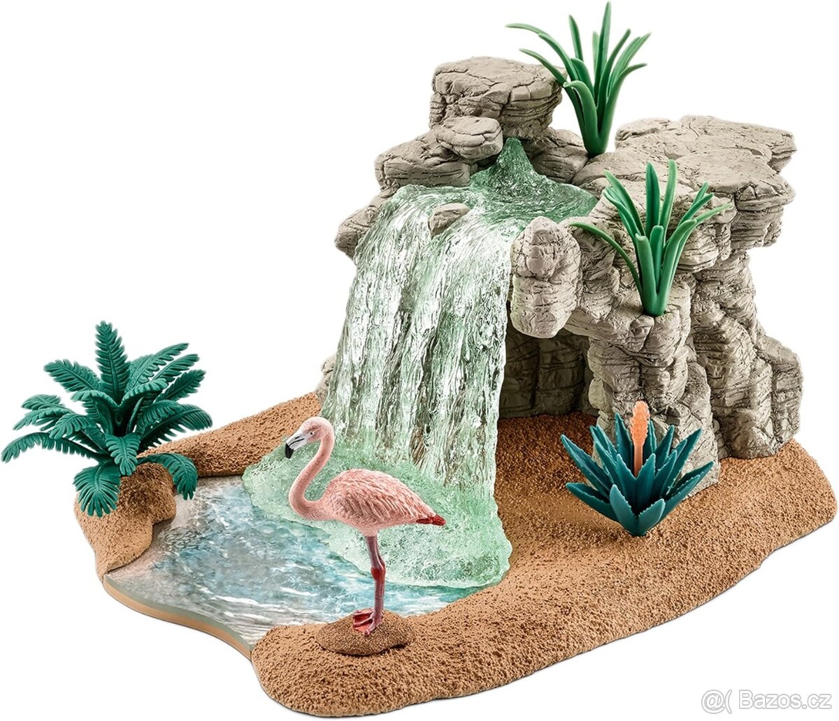 Schleich 42258 vodní laguna + 42257 vodopád (výborný stav) - 3
