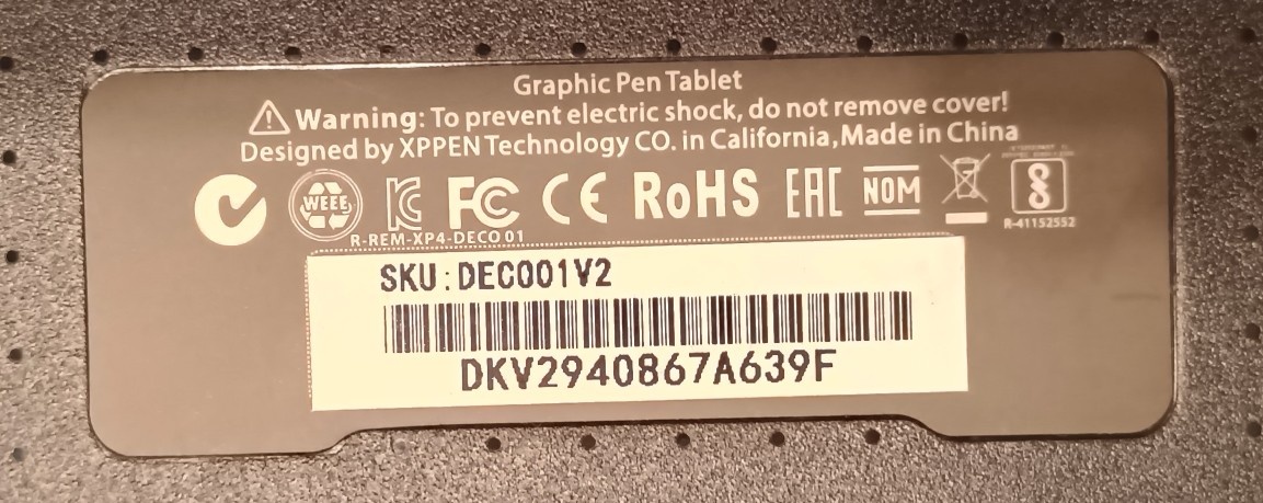 Grafický tablet XPPen Deco 01 (v2) - 3
