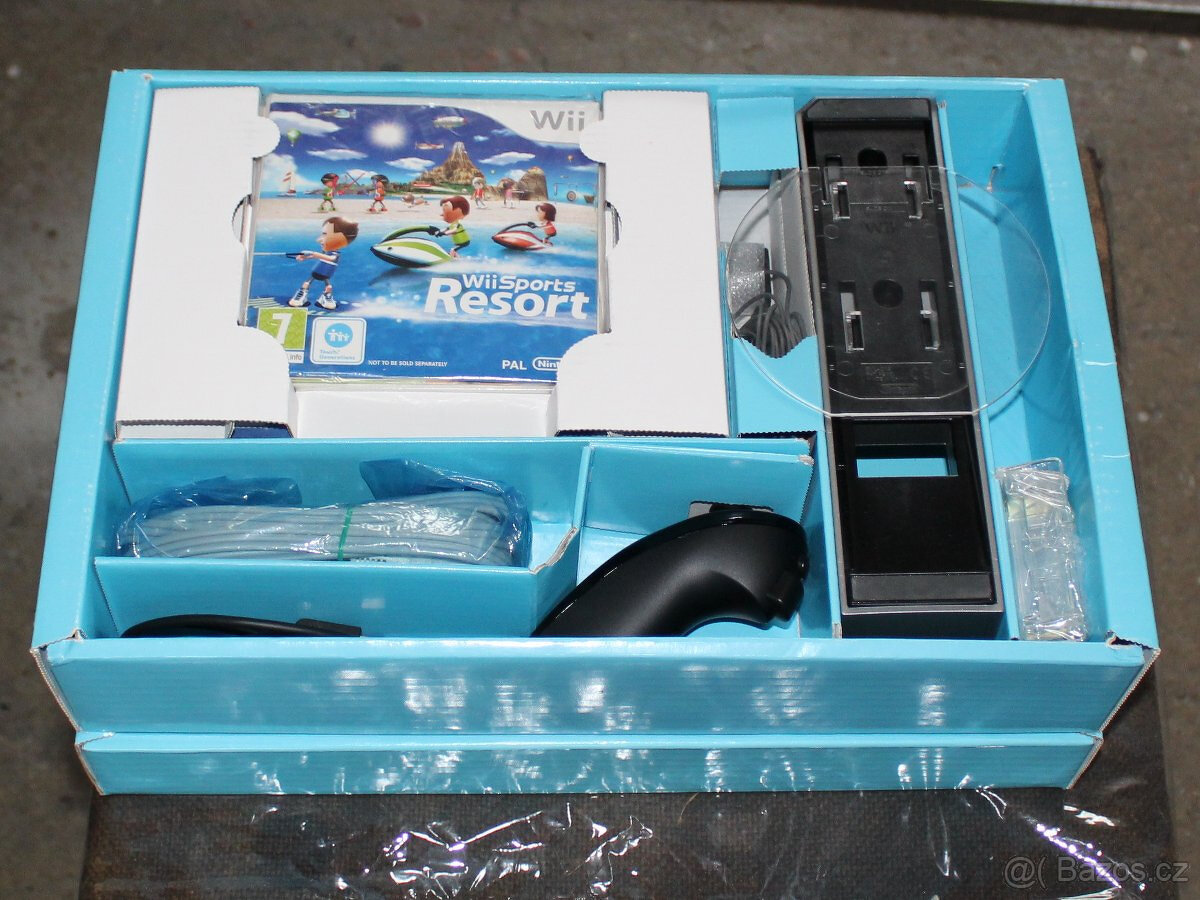 Nintendo Wii Black Sports Resort Bundle - kompletní balení - 3