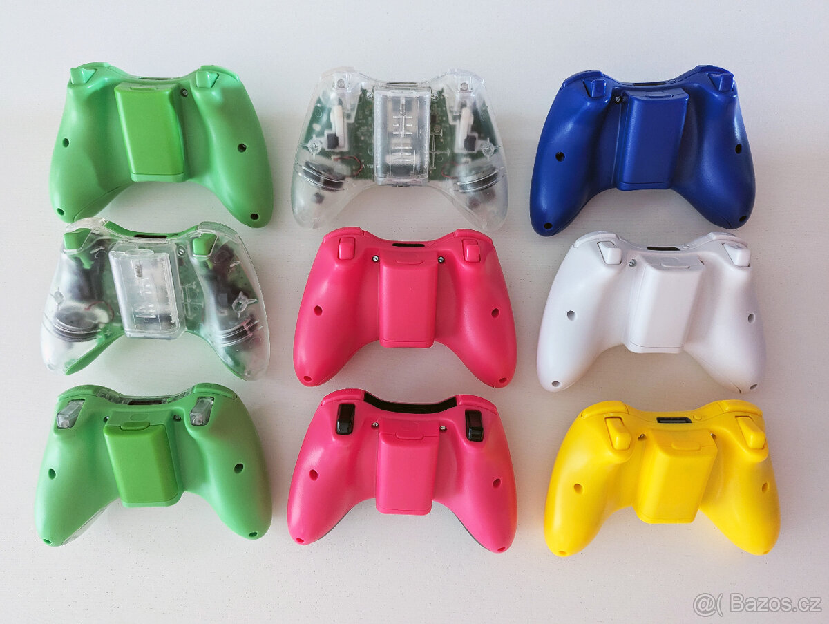 Barevné ovladače Xbox 360 - jako nové, Praha - 3