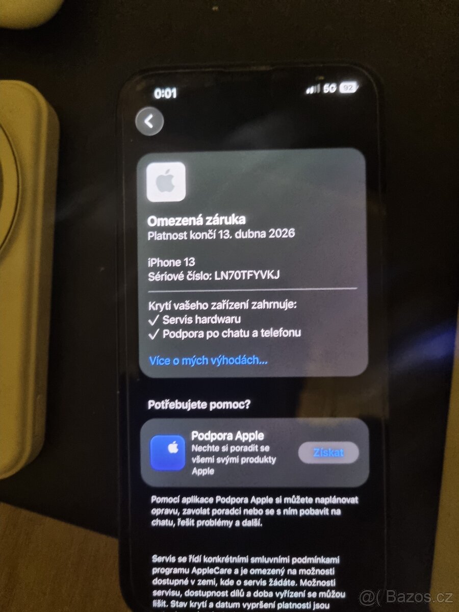 Apple IPhone 13 128 GB Top Stav starý 8 měsíců - 3