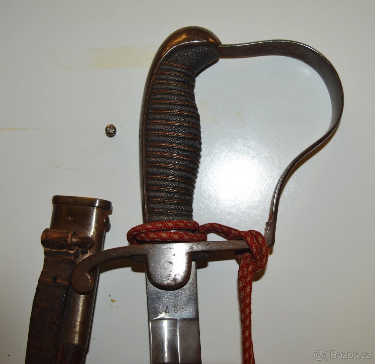 Stará šavle kožená pochva - 3