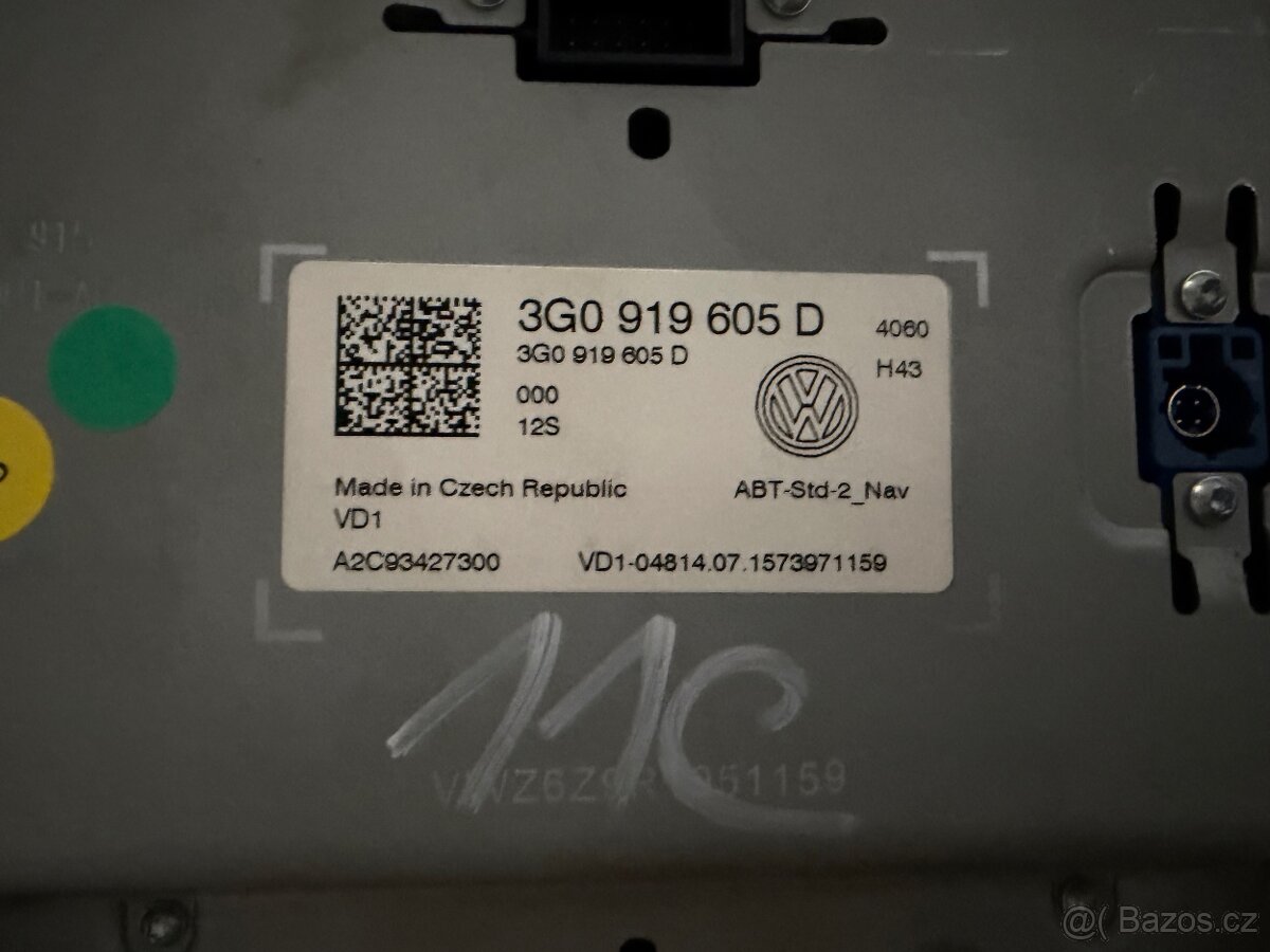 Passat b8 -3Q0 035 874 Radio - 3