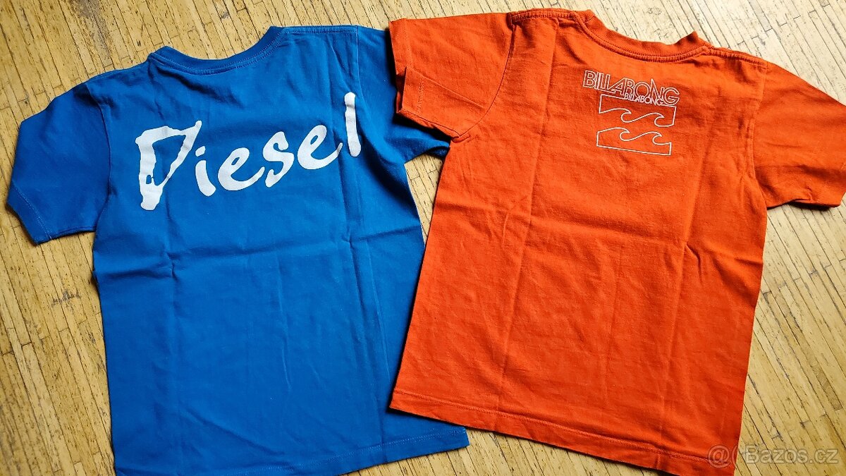2x tričko Billabong, Diesel cca 11let - 3