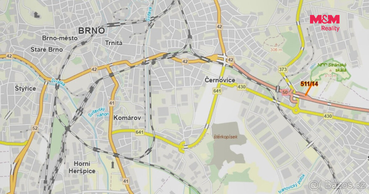 Prodej pole, 1198 m², Brno-Slatina - 3