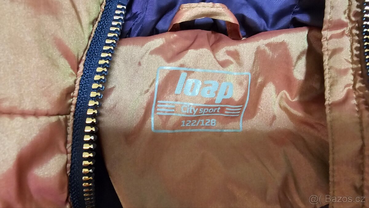 Dívčí kabát Loap vel. 122/128 - 3