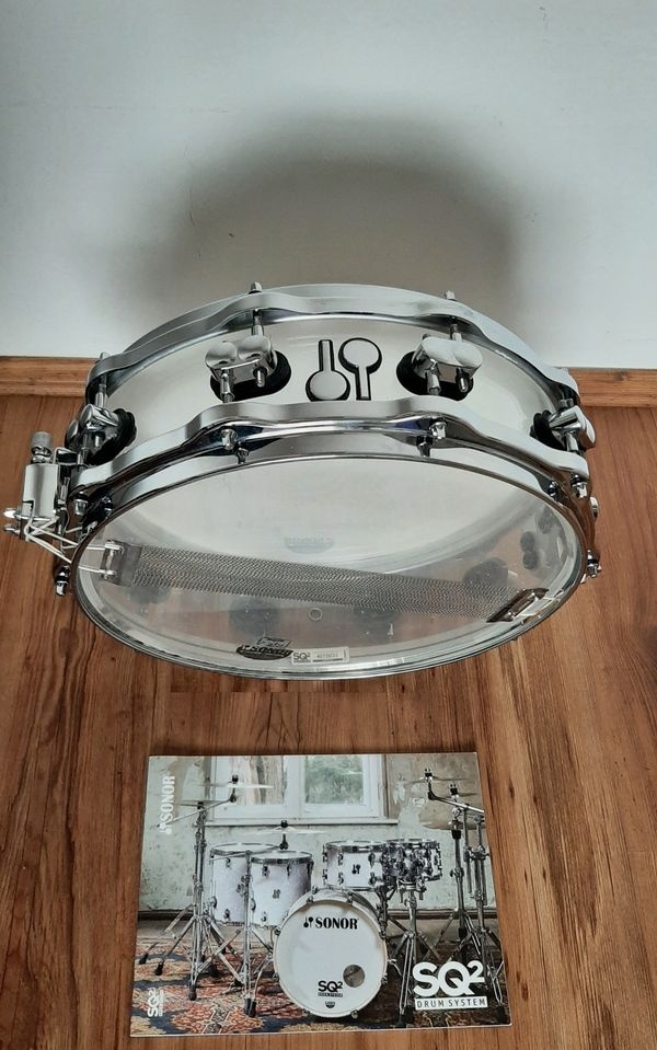 Prodám snare Sonor SQ2 Acryl- 14x4,25" - 3