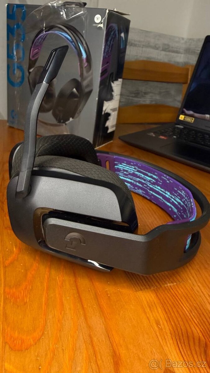 Herní sluchátka Logitech G535 Wireless (Black) - 3