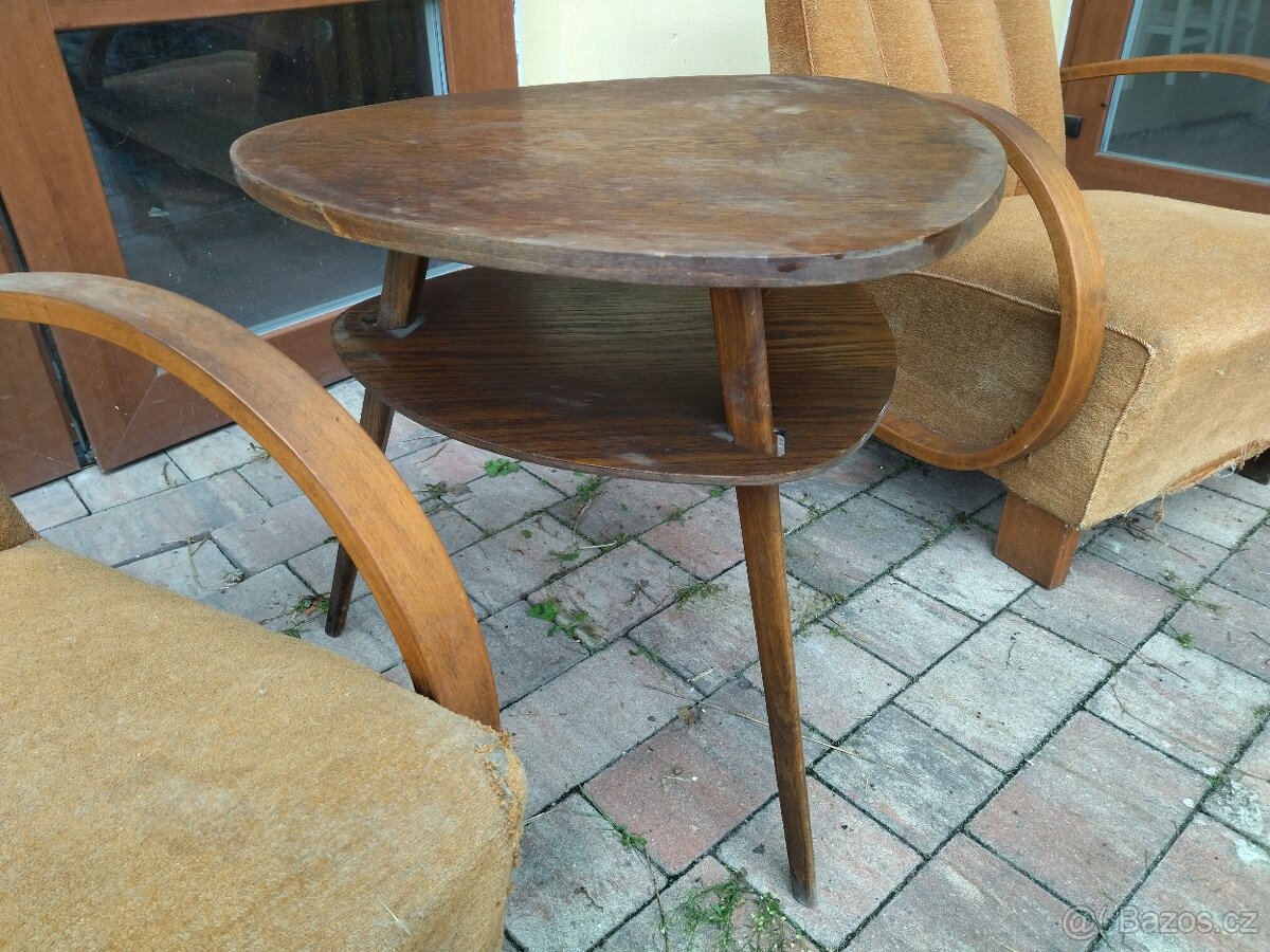 2 křesla a stolek " trsátko" - 3