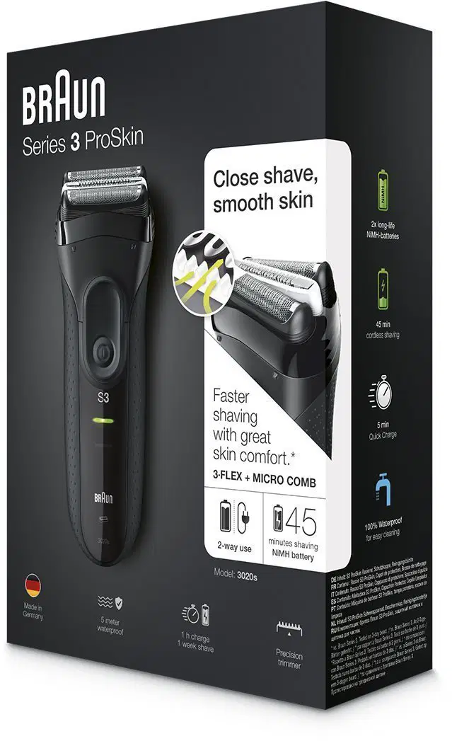 Braun Series 3 3020s Black - 3