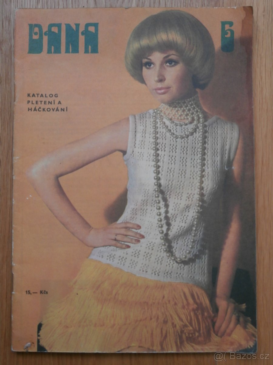10 x módní časopis DANA - katalog pletení a háčkování. - 3