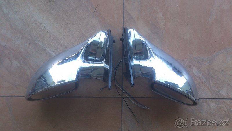 Zpětná chromová zrcátka s blinkrem - 3