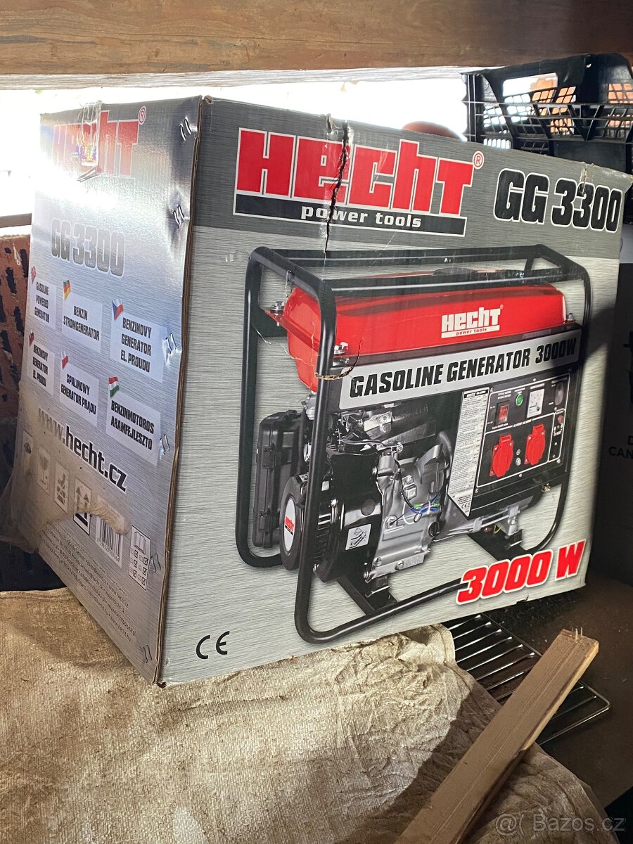 Elektrocentrála HECHT 3000W - úplně nová - 3