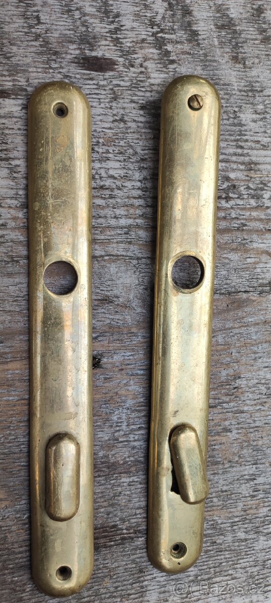 Mosazné kování na dveře-retro - 3