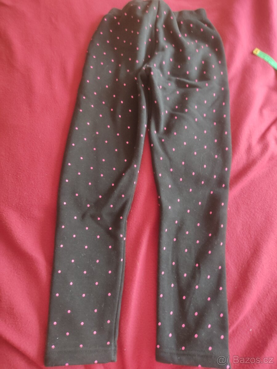 Zateplené legíny vel. 128 - 3